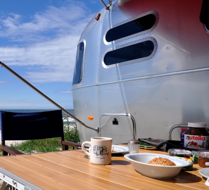 airstream Frühstück