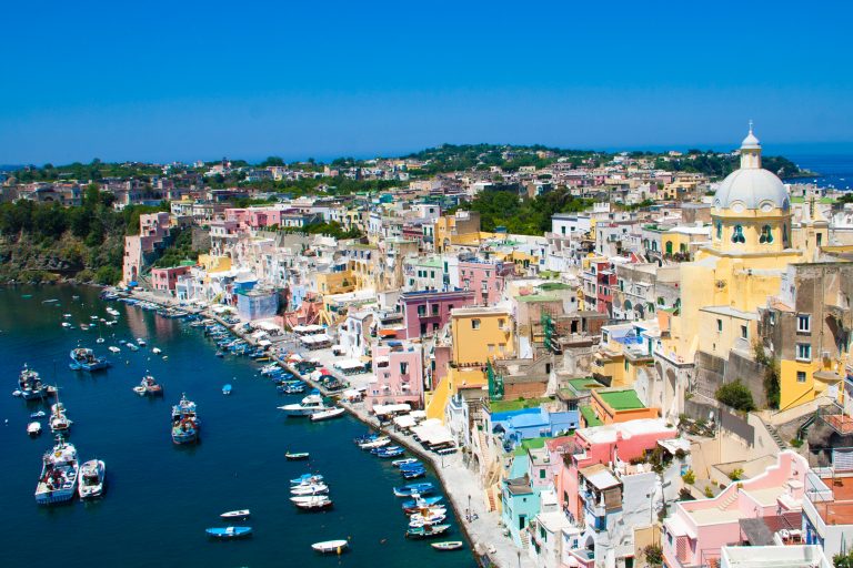 Ansicht Glamping auf Procida Island