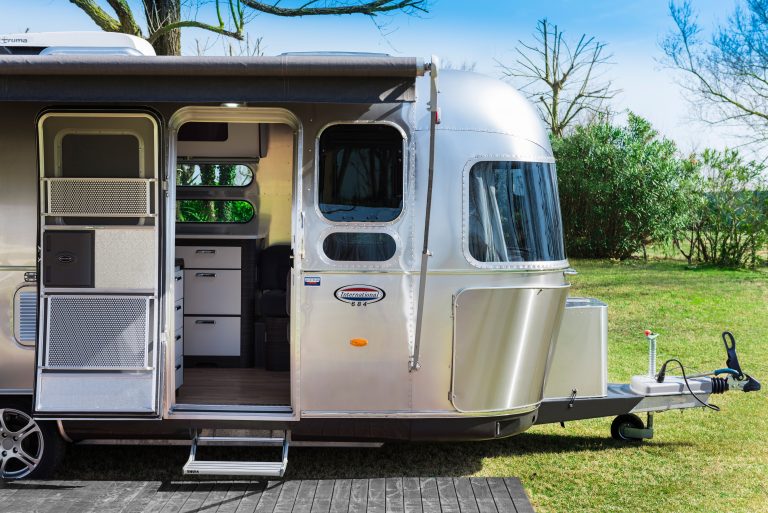 Our airstream exterior at ItalyAirstream Park